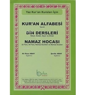 Kur'an Alfabesi Tecvitli, Din Dersleri, Namaz Hocası (Yeşil Elifba) - Yaz Kur'an Kursları İçin