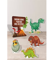 Dinozor Konseptli Ayaklı Pano Seti