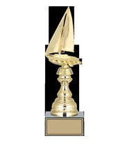 ODAK KUPA - Figürlü Kupalar - Yelken Figürlü Kupalar FG-023 C - 32 cm