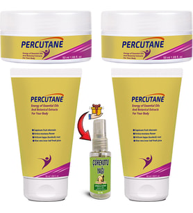 Percutane 2 Şer Tane Tüp + Kavanoz: Kapsikum Meyvesi Oleoresini Arnika Montana Çiçeği Articum Lappa (Dulavratotu) Kökü 50ML + Yağı