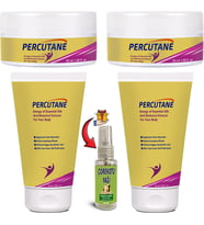 Percutane 2 Şer Tane Tüp + Kavanoz: Kapsikum Meyvesi Oleoresini Arnika Montana Çiçeği Articum Lappa (Dulavratotu) Kökü 50ML + Yağı