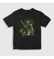 Presmono Unisex Çocuk Siyah Genji V2 Oyun Overwatch T-Shirt 358579tt