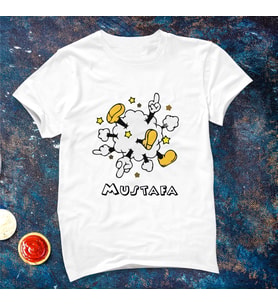 Mickey Mouse Tişörtü ( Çocuk - Büyük ) Kişiye Özel