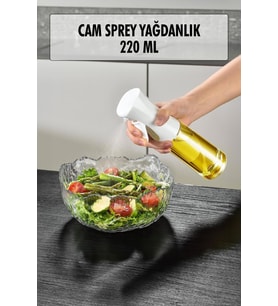 Cam Sprey Yağdanlık Beyaz 220 ML