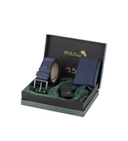 Polo Air Erkek Mıknatıslı Cüzdan Kemer Çakmak Kombin Seti Lacivert Renk CM-04-L
