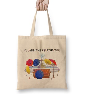 Friends I'll Be There For You Bez Çanta Uzun Saplı