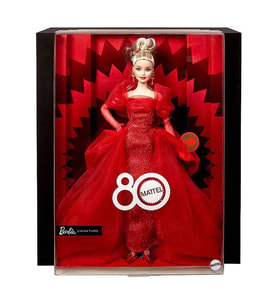 Barbie Mattel 80. Yıl Dönümü Koleksiyon Bebek Sarışın JBJ17