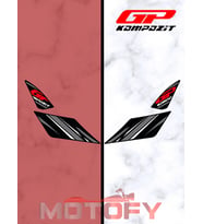 GP Kompozit Honda PCX 125 2021-2024 Uyumlu Artçı Ayak Pad Gri