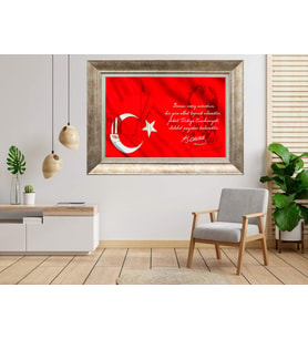 Gümüş Çerçeveli dekoratif Tablo as612