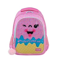 Muggle Okul Çantası Pink Ice Cream Pembe Kız Çocuk İlkokul Sırt Çantası (Karışık)