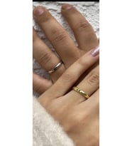 Ay Güneş Ayarlı Çift Yüzükleri 925 Ayar