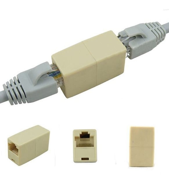 Adsl Kablo Uzatma Aparatı Rj45 Ek Cat5 Cat6 Ara (Köprü) - Gri