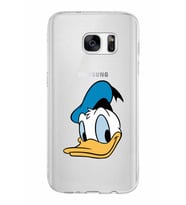 Samsung Galaxy S7 Kapak Donald Duck Tasarımlı Şeffaf Silikon Kılıf