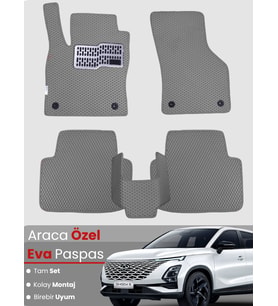 Chery Omada 5 Uyumlu EVA Paspas Tam Set – Birebir Uyum, Araca Özel Tasarım,Hızlı ve Kolay Montaj