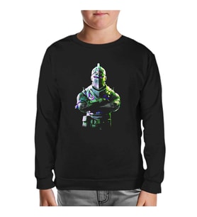 Fortnite - Chevalier 2 Siyah Çocuk Sweatshirt