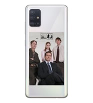 Samsung Galaxy A71 Uyumlu The Office Tasarımlı Şeffaf Telefon Kılıfı