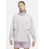 Nike Sportswear Collection Essentials M65 Full Zip Büyük Beden Kadın Ceket Lila