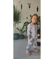 Deapis Çocuk Uyku Tulumu Ay Yıldız Desenli Müslin Kumaş (STD)