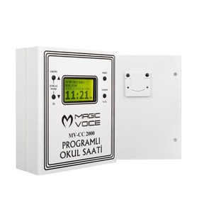 Magicvoice 6 Melodili USB Duvar Tipi Programlı Akıllı Dijital Okul Saati 24 Ders Programlanabilir