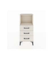 Arges Komodin Tek Raflı 3 Çekmeceli 44x30x96 Aytaşı-Aytaşı