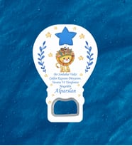 Erkek Bebek Hoşgeldin İsimli Magnet Kişiye Özel
