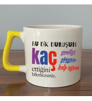 Bu Dik Duruşun Baskılı Kadınlar Günü Sarı Kulplu D Kupa
