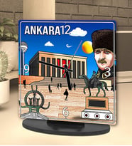 Ankara Tasarımlı Masa Saati