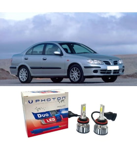 Nissan Almera Led Xenon Kısa Far Ampulü H7 Duo Yeni Seri Beyaz 2001-2004