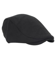 Erkek Yün Flat Cap Kasket Peaky Blinders Şapka (Siyah)