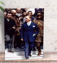BK Gift Atatürk Temalı Dekoratif Mini Kanvas Tablo 15x20cm-28