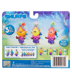 Şirinler Kayıp Köy Smurfstorm 3'lü Figür Set Model 1