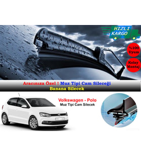 Volkswagen Polo 2009-2017 Muz Silecek Takımı