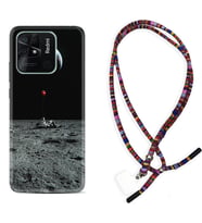 Xiaomi Poco X3 Pro M4 Pro X4 Pro C40 10C Kılıf Boyun Asklı Rasta Silikon Astronoot Red Baloon 1608