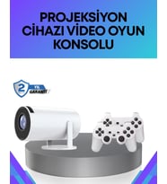 Oyun Konsolu Uyumlu Kablosuz Projeksiyon Cihazı Ev Sinema Deneyimi