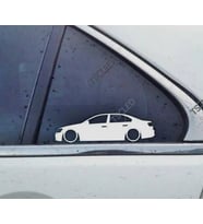 Jetta mk6 sedan Kelebek Cam Oto Sticker 17 CM 2 Adet