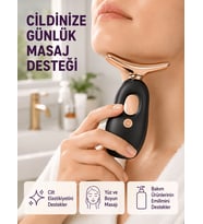 Yüz ve Göz Altı Masaj Cihazı – Kırışıklık Karşıtı & Nemlendirici Etki Destekli