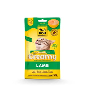 Delibon Creamy Ödül Maması Kuzulu 15gr 5li Paket