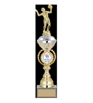 ODAK KUPA - Figürlü Kupalar - Voleybol Kadın Figürlü Kupalar FG-066 C - 46 cm