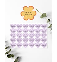 100 Adet Teşekkür Ederiz Stickers Paketleme Kargo Çıkartma PYT0KSTK142