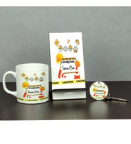 İş Güvenliği Uzmanı Üçlü Set (Kupa + Telefon Standı + Anahtarlık) 001