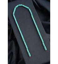 Hematit Doğal Taş Mavi Dikdörtgen Kesim 4x13 mm Dizi