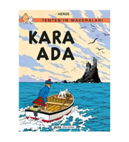 Tentenin Maceraları Kara Ada Herge Alfa Yayınları