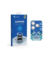 LİTO iPhone 15 Pro/15 Pro Max SAPPHİRE Kamera Lens Koruyucu White Titanium