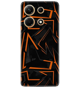 Infınıx Note 30 Pro Kılıf Silikon Desen Özel Seri Zigzaglar 1651