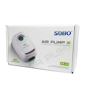Sobo AR-30 Ayarlanabilir Sessiz Çift Çıkışlı Akvaryum Hava Motoru 6W (2x4.5 L/dk)