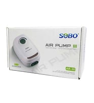 Sobo AR-30 Ayarlanabilir Sessiz Çift Çıkışlı Akvaryum Hava Motoru 6W (2x4.5 L/dk)