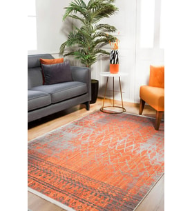 Dijital Kaymaz Yıkanabilir Gri Modern Salon Halısı Mutfak Halısı Koridor Halısı Yolluk HLN344
