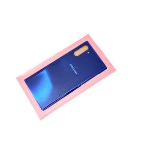 Samsung Galaxy NOTE 10 Arka Pil Batarya Kapağı (CAM) MAVİ