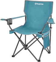 Kingcamp Lotus Comfort Konforlu & Takviyeli Kamp Sandalyesi Cyan