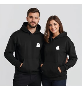 Sevgililer Günü Özel Kombin, 2 Ürün Kapüşonlu Hoodie Sweatshirt